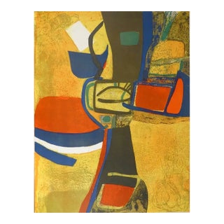 1965 Maurice Esteve Origimal Lithograph Corne a Licou XXe Siecle For Sale