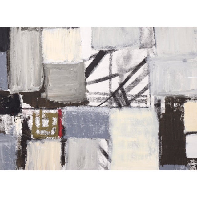Gray Urban Geometric Abstract by Michael Pauker For Sale - Image 8 of 12