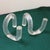 Mid-Century Modern Pair Solid Lucite Mid Century Loop Bookends For Sale - Image 3 of 4
