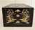 Wood Chinoiserie Asian Black Lacquer and Gold Trunk Chest For Sale - Image 7 of 12
