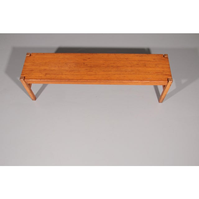 Ilmari Tapiovaara Vintage Scandinavian Pine Bench by Ilmari Tapiovaara for Laukaan Puu, 1960 For Sale - Image 4 of 11
