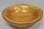 Vintage Mid Century Modern Turn Carved Double Rim Walnut Wooden Salad Fruit Bowl For Sale - Image 4 of 14