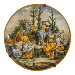 19th Century Italian Majolica Charger