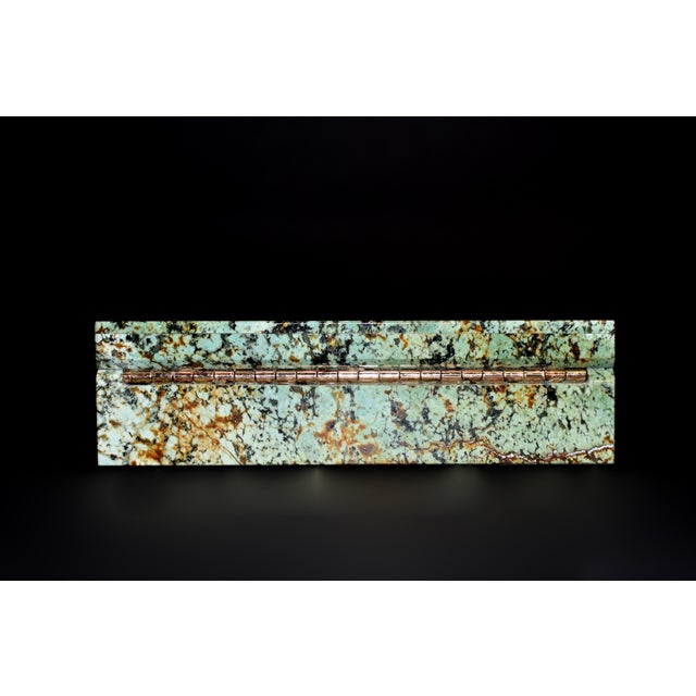 Turquoise Jewelry Box With Whole Slabs Chairish