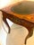 Mid 19th Century Antique French Walnut Marquetry Inlaid Writing Desk with Leather Top, 1860s For Sale - Image 5 of 14