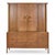 Drexel Counterpoint Mid Century Tambour Door Credenza and Hutch The credenza measures: 60 wide x 20 deep x 30.25 inches...