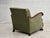 Vintage Danish Carved Oak Lounge Chair with Green Velour Upholstery, 1950s For Sale - Image 10 of 18