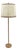Floor Lamp in Leather, Parchment and Brass by Charlotte Waver, 1960s-1970s For Sale