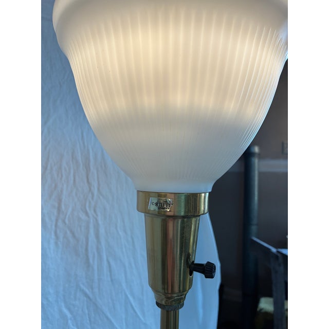 Mid-Century Modern Mid 20th Century Stiffel Torchiere Table Lamps - a Pair For Sale - Image 3 of 6