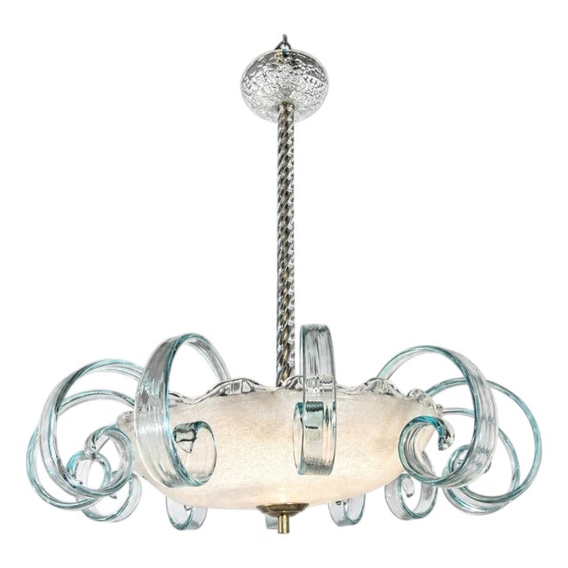 Murano Chandelier from Barovier, 1950s For Sale