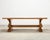 Country French Provincial Oak Farmhouse Trestle Dining Table 8 Ft For Sale - Image 17 of 18