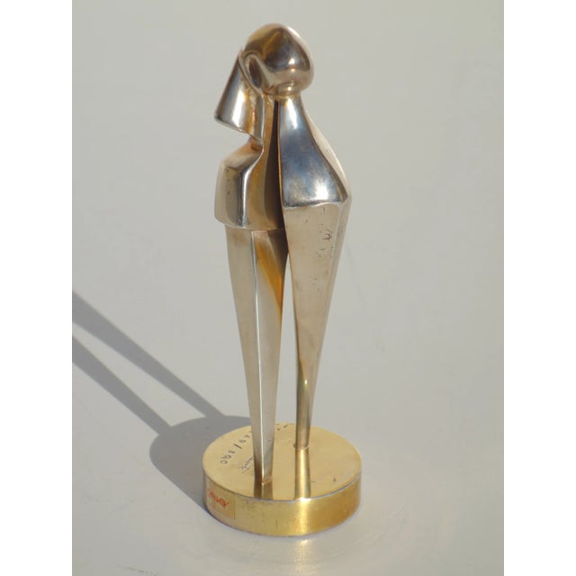 Amelio Roccamonte (Buenos Aires 1927 – Rome 1980) Italy, 1970 Silver Bronze Sculpture Ed 149/300 This piece has an...