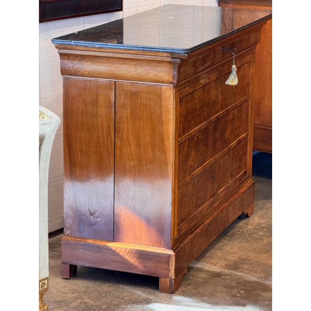 19th Century Marble Top Louis Philippe Chest For Sale - Image 13 of 14