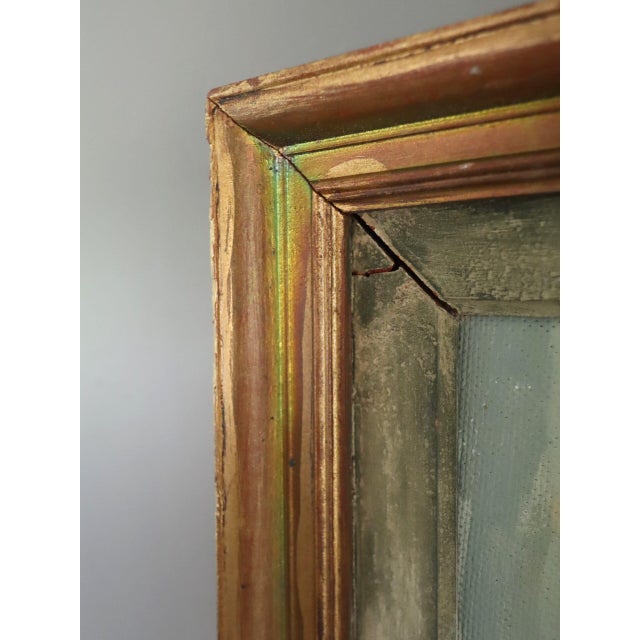 Paint Mid-Century Modern 'Blossoms & Fruit' Vintage Swedish Expressive Still Life Oil Painting, Framed For Sale - Image 7 of 14