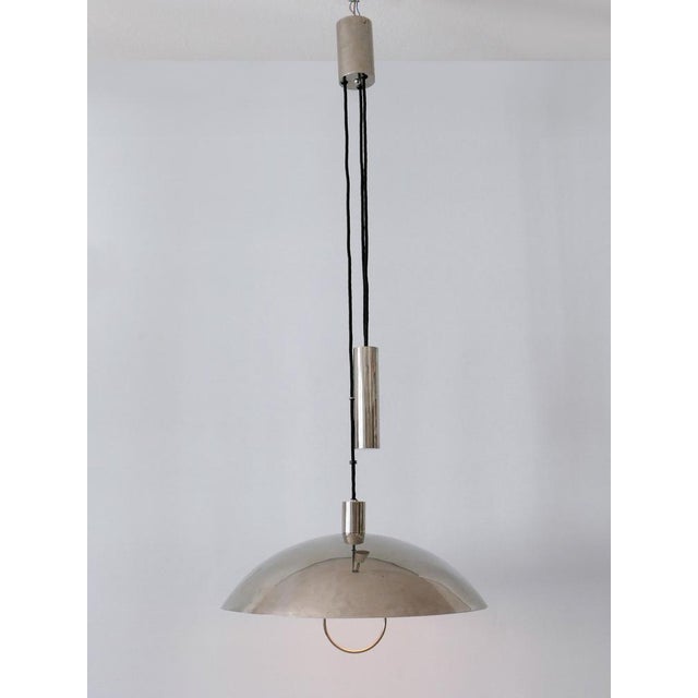 Early production counterweight pendant lamp or hanging light "bauhaus hmb 25/500". Designed in 1925 by marianne brandt &...