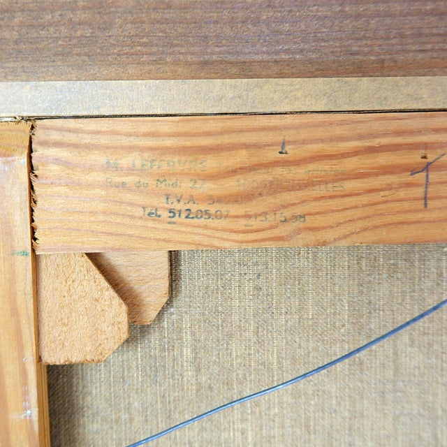 Ph. Meskens, Calpe, Oil on Canvas, 1974 For Sale - Image 13 of 14