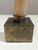 1970s Hollywood Regency Faux Tusk Sculpture on Stone Base For Sale - Image 5 of 8