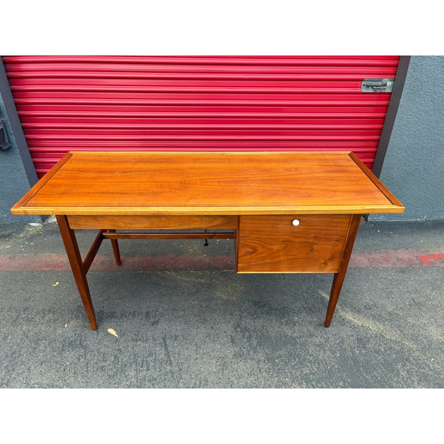 Vintage Mid Century Drexel Declaration Desk by Kipp Stewart For Sale In San Diego - Image 6 of 9