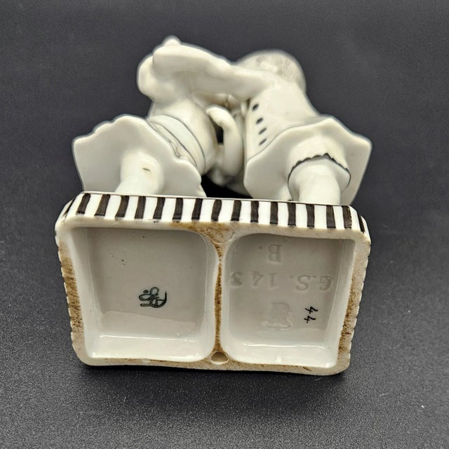 1920s Art Nouveau Porcelain Figurine from Göbel, 1910s-1920s For Sale - Image 5 of 7