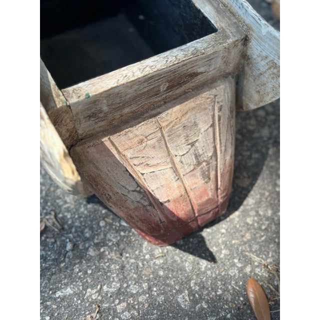 Vintage Wooden Pelican Magazine Rack For Sale - Image 12 of 12