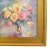 Contemporary bouquet of pastel roses in vase table scape still life oil painting on artist canvas panel by artist Sean Wu....