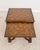 Theodore Alexander Theodore Alexander Leather Top Distressed Mahogany End Table For Sale - Image 4 of 12