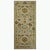 Afghan Sultanabad Wool 3x6 Taupe, Brown & Light Blue Handmade Runner Rug #1143759