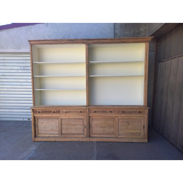 Large Fir Bookcase, 1890s For Sale - Image 11 of 18