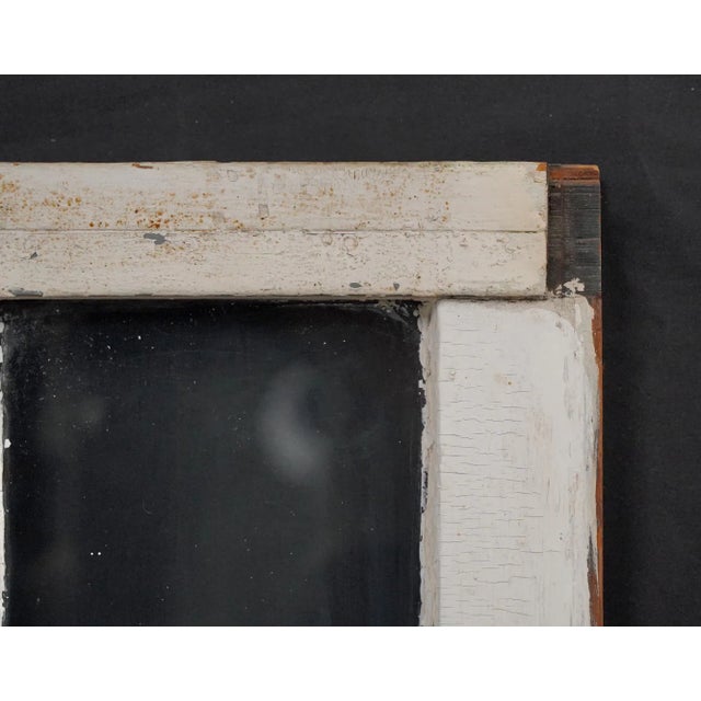 Mid 20th Century Reclaimed Wood Framed 12 Pane Window For Sale - Image 6 of 8