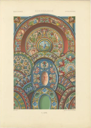 Duran after Albert Racinet, LXVII of L’Ornement Polychrome, 1869, Paper