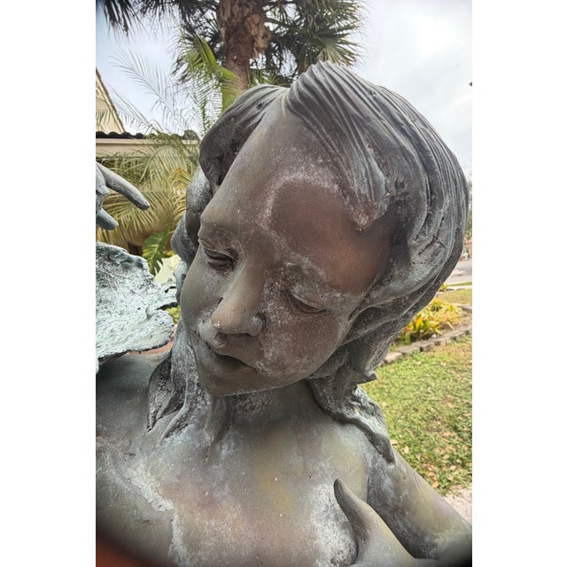 1930s Bronze Nude Female Fountain For Sale In West Palm - Image 6 of 17