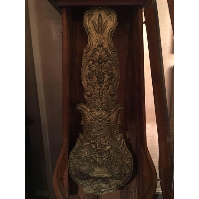 French Provincial Morbier Tall Case Clock, Vignaud Bonnet, 19th Century For Sale - Image 12 of 13