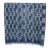 Vintage Baoule African "River Stripe" Ikat Throw For Sale
