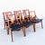 Rare 1960s Glenn of California Low Arm Walnut Dining Chairs For Sale - Image 17 of 18