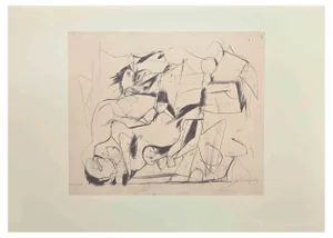 After Willem De Kooning, Untitled, Offset and Lithograph, 1985