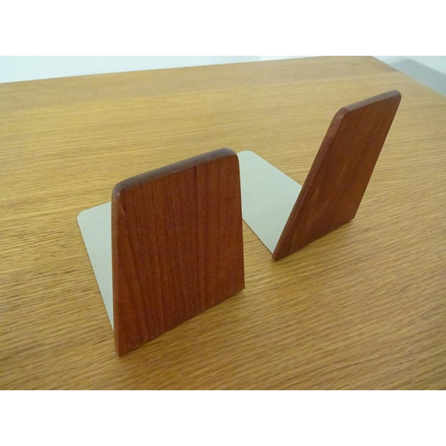 Danish Teak Bookends from Feldballes Møbelfabrik, 1960s, Set of 2 For Sale - Image 6 of 16