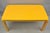 Late 20th Century Vintage Hollywood Regency Orange Vinyl Laminate Parsons Style Dining Table Desk For Sale - Image 5 of 18