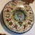 1990s Italian Hand-Painted Round Ceramic Wall Plate For Sale - Image 9 of 12