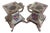 Attractive Vintage Von Schierholz Porcelain Candle Holders For Sale