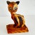 Wood Vintage Mid-Century Carved Wood Springy/Bobble Head Cat Figurine For Sale - Image 7 of 8