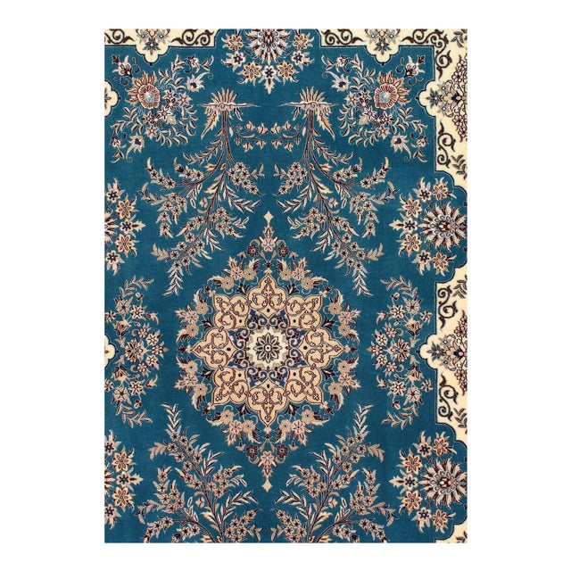 The special feature of Nain rugs is the high percentage of silk that is used in making the rugs. In addition to the high...