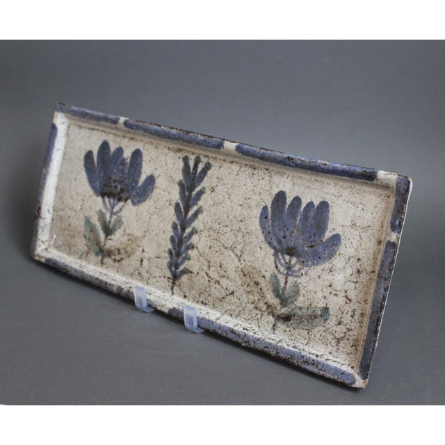 Vintage French Ceramic Tray by Gustave Reynaud, 1960s For Sale - Image 3 of 13