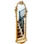 Mid 20th Century Italian Giltwood Pier Mirror With Integrated Console Shelf For Sale - Image 4 of 9