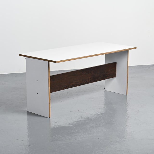 White Modular Table by Pierre Guariche for La Plagne, 1968 For Sale - Image 8 of 16