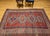 19th Century Antique Caucasian Kazak Rug, Handwoven Wool, Geometric Medallion Design, Red & Ivory, 5' x 7' For Sale - Image 5 of 17