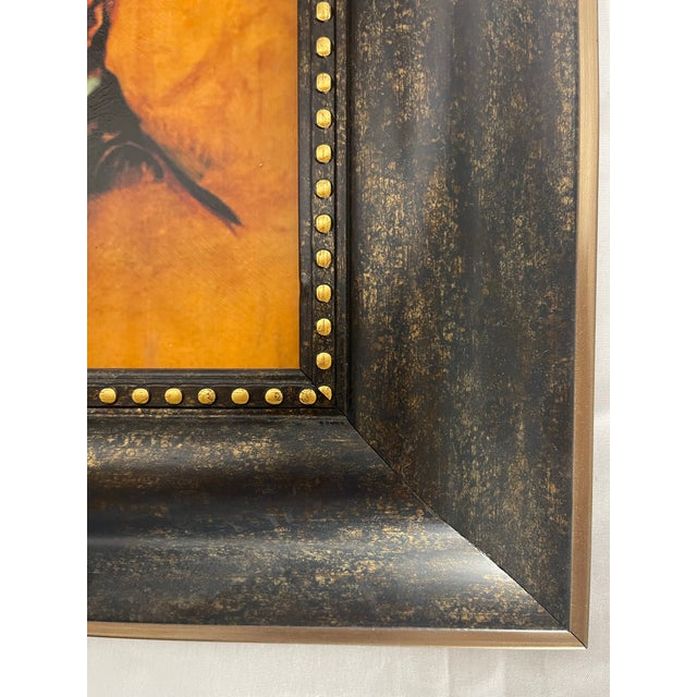 Hand-Textured Theodore Roosevelt Portrait Print After Tade Styka in Gilt Frame For Sale - Image 9 of 11