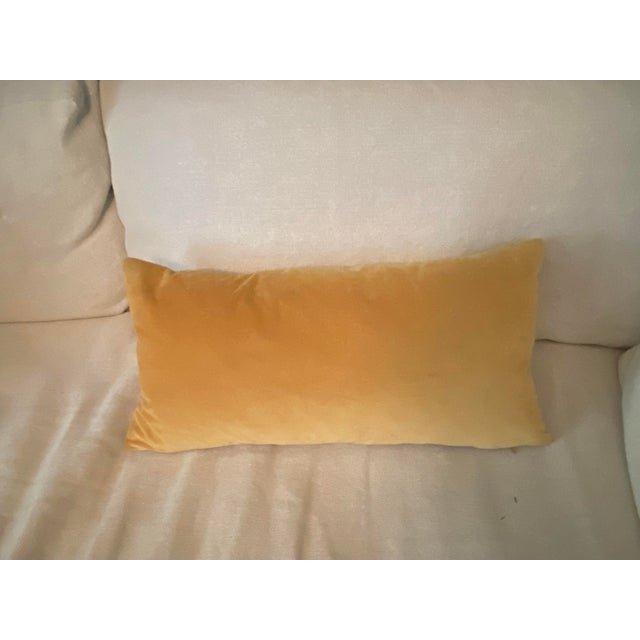 Tie-Dye Silk Decorative Pillow With Down Insert For Sale - Image 4 of 6