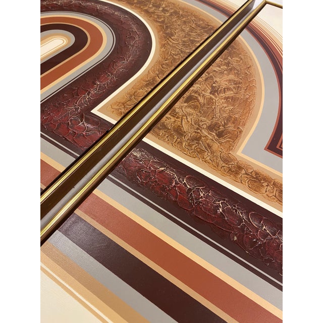 1970s Letterman Triptych Painting Set of 3 Chairish