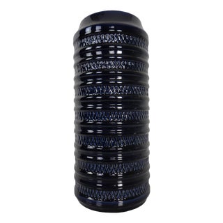 Dark Blue E4-30 Ceramic Vase from Carstens Tönnieshof, Germany, 1960s For Sale