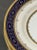 Traditional Set of 12 English Mintons Cobalt and Gold Encrusted Dinner Plates For Sale - Image 3 of 6